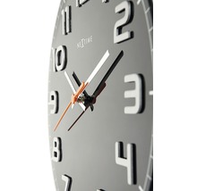 NEXTIME Wandklok Classy Round zwart ø 30 cm