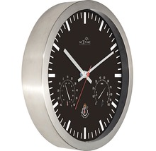 Nextime radiogestuurde wandklok met thermometer en hygrometer