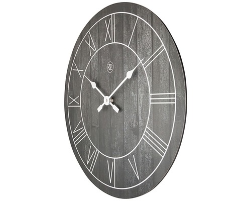 Ronde wandklok met Romeinse cijfers