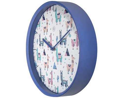 Wandklok met lama patroon