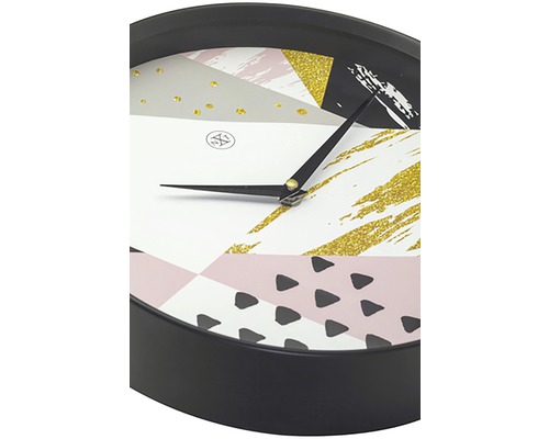Wandklok met geometrisch patroon voor interieurdecoratie