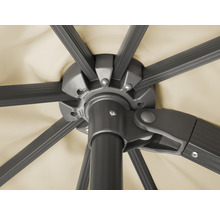 Detailopname van het mechanisme van een parasol