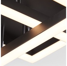 Detailopname van een rechthoekig LED-plafondlampontwerp