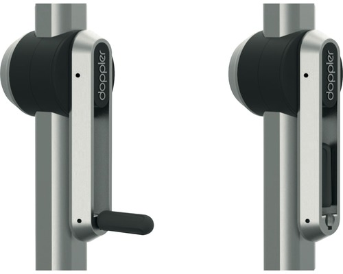 Doppler zwengelmechanisme voor parasols