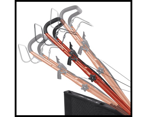 Verstelbare stuurstang van een tuinfrees