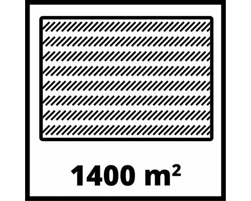 Oppervlakte-aanduiding 1400 vierkante meter
