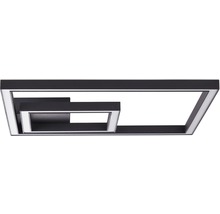 Zwarte LED plafondlamp in modern design