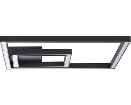 Zwarte LED plafondlamp in modern design