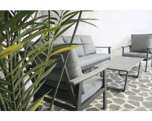 Tuinmeubelset met bank, stoel en tafel