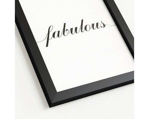 Ingelijste afbeelding met het opschrift Fabulous