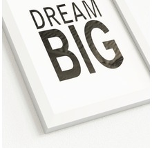 Ingelijste afbeelding met de tekst Dream Big