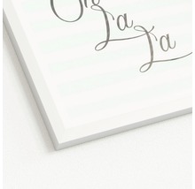 Ingelijste muurdecoratie met letters