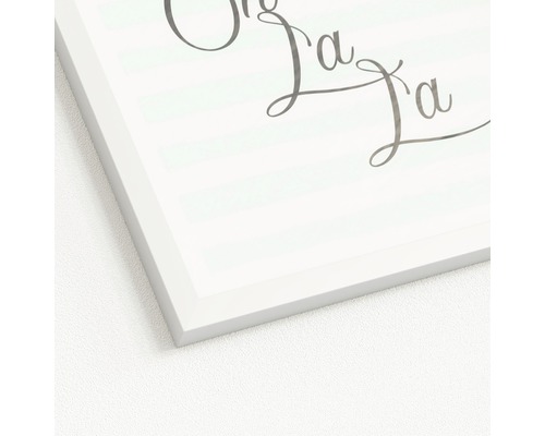 Ingelijste muurdecoratie met letters