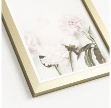 Gouden fotolijst met bloemmotief