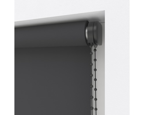 Grijs rolgordijn met kettingbediening