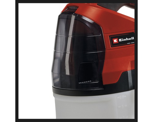 Einhell Logo op een nat- en droogzuiger