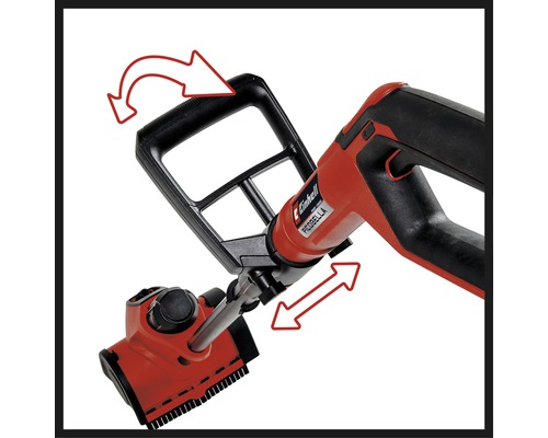 Einhell PICOBELLA voegenborstel met verstelbare handgreep en borstelkop