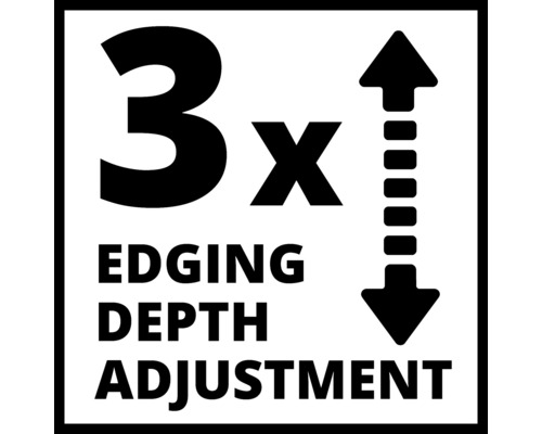 Drievoudige randdiepte-instelling
