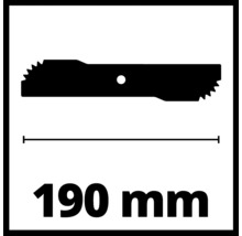 Mes met een lengte van 190 millimeter