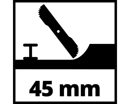 Gatenzaag voor een diepte van 45 mm