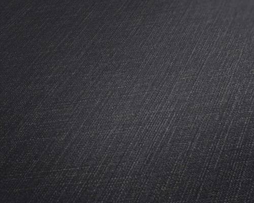 Close-up van een donker textielbehang met stofpatroon