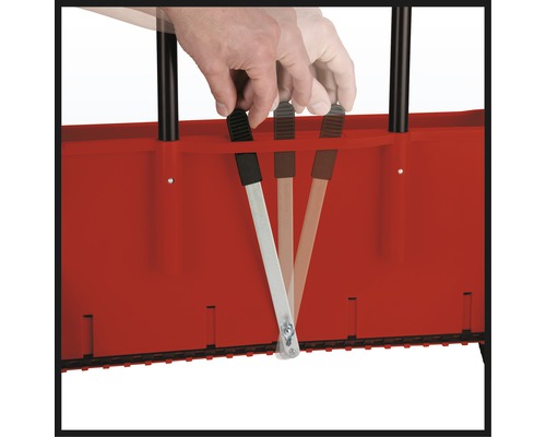 Instelling van de sneeuwruimer in verschillende posities