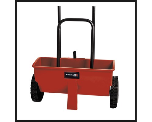 Einhell strooiwagen met wielen en handgreep