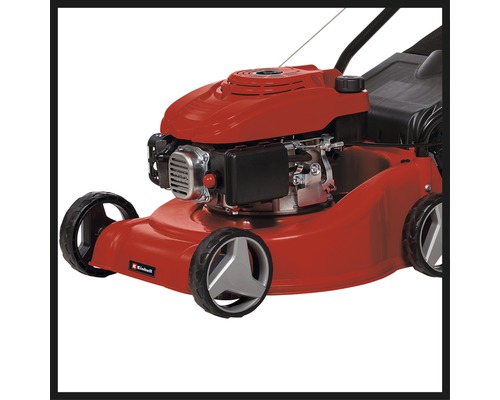 Rode grasmaaier