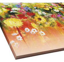Schilderij met bloemmotief op doek