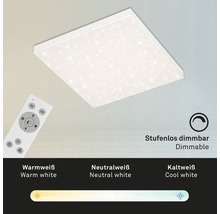 BRILONER LED Paneel Frameless 7381-116 met sterrendecor 45x45 cm CCT wit