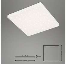 BRILONER LED Paneel Frameless 7381-116 met sterrendecor 45x45 cm CCT wit