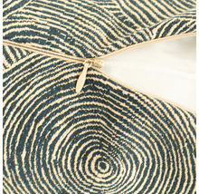 Decoratief kussen met ritssluiting en cirkelvormig patroon