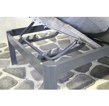 SENS-LINE Loungeset Leroy 4-delig aluminium antraciet incl. kussens 250x250 cm