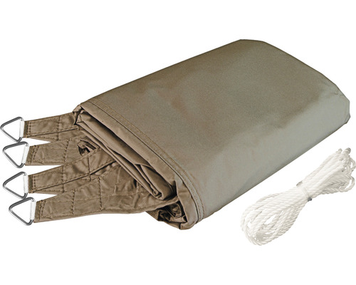 Zonnescherm met touw voor bevestiging