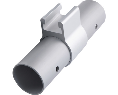 Aluminium buisverbinder met houder