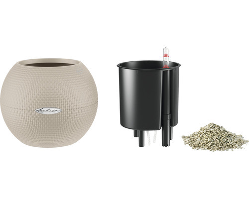 Lechuza Yula plantenbak met irrigatiesysteem en plantensubstraat