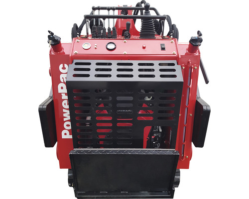 PowerPac logo op een minilader