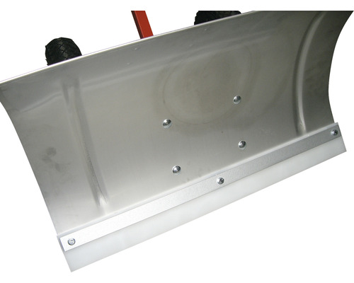 Sneeuwschuiver van metaal met rubberen lip