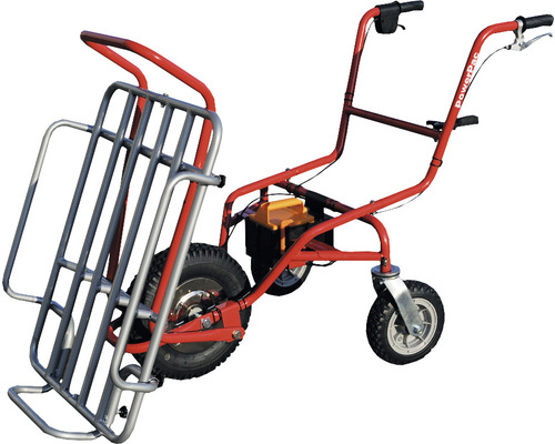 Elektrische steekwagen met inklapbaar laadvlak