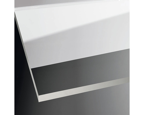 Detailopname van een acrylglasplaat