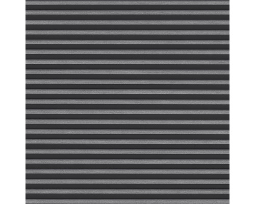 Close-up van een grijs plisségordijn voor ramen