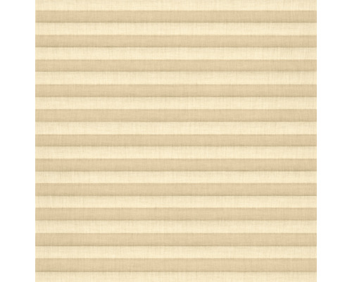 Detailopname van een beige plisségordijn voor ramen