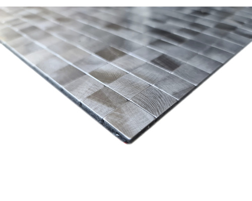 Metalen mozaïektegel met vierkant patroon