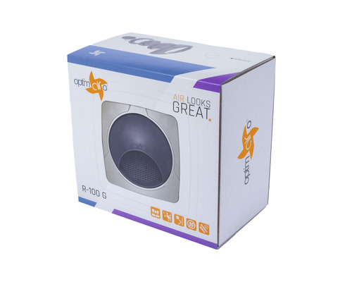 Verpakking van de OptimAirO R-100 G luchtreiniger