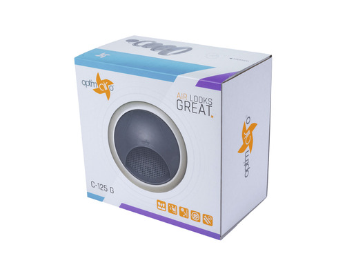 Verpakking van een OptimAIRo C-125 G ventilator