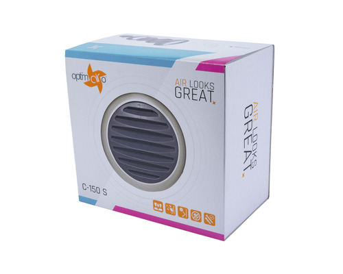 Verpakking van een Optima Aero C-150 S ventilatiesysteem