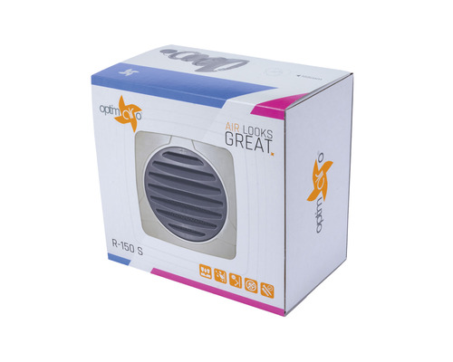 Verpakking van een Optimo ventilator
