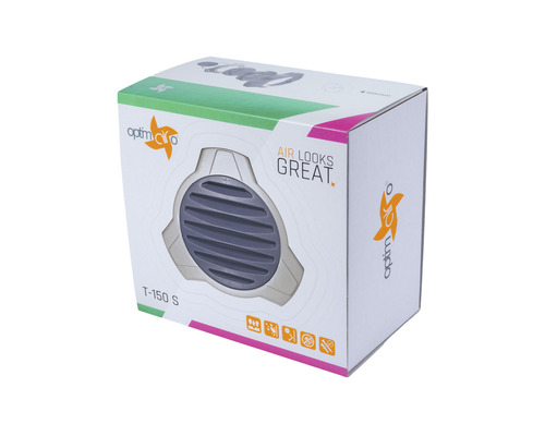 Verpakking van een OptimAir T-150 S ventilator