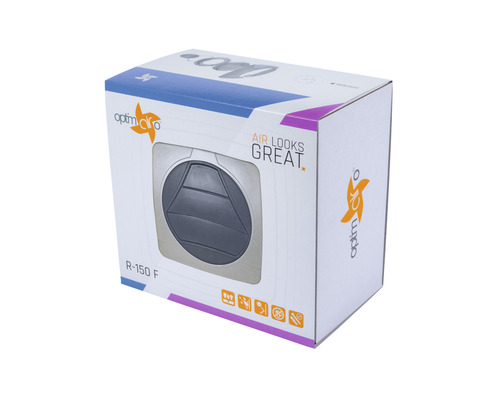 Verpakking van een ronde schotelklep R-150 F