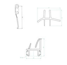 BREUER Dichtingset PK623 100 cm PK620/PK621 201 cm-thumb-1